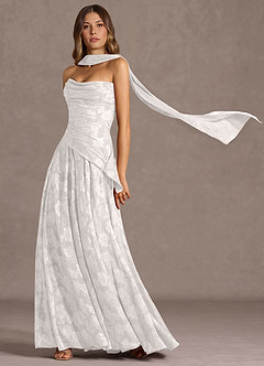 Vestido Crema Largo Gabriela image4