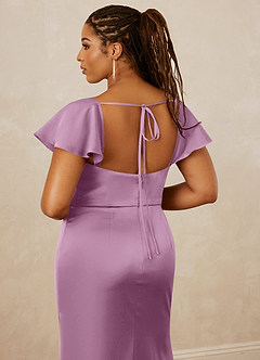 Christian Siriano Bridal for Azazie 1005 Brautjungfernkleider Etui Herzausschnitt Stretch-Satin Kleid Blauregen image16