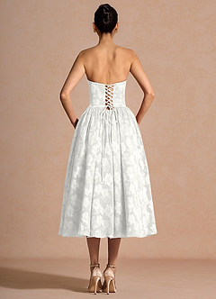 Rowena Blanco Vestido midi image2