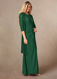 front Azazie Cho Lace Wrap