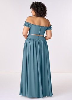 Barbie ♥ Azazie Bridesmaid Dresses Bermuda A-Line Off the Shoulder Chiffon Convertible Dress image9