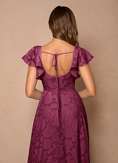 Talia Mulberry Midi Dress image6