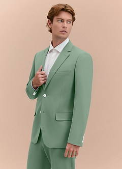 James Matcha Structured Stretch Suit Jacket