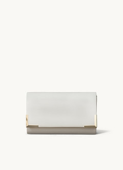 front Pu Metal Embellished Envelope Bag