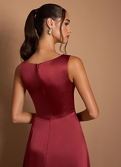 Sorrelle Dark Red Maxi Dress image6