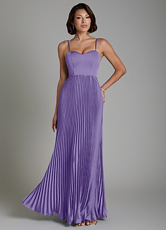 Azazie Micah Bridesmaid Dresses Tahiti A-Line Corset Stretch Satin Convertible Dress image7
