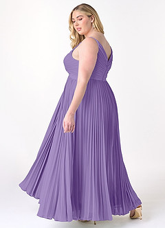Azazie Raychelle Bridesmaid Dresses Tahiti A-Line V-Neck Chiffon Dress image10