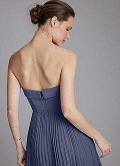 Azazie Mariana Bridesmaid Dresses Stormy A-Line Strapless Chiffon Dress image2