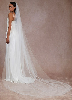 front Abalina Pearl Cathedral Veil
