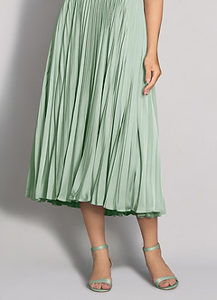 front Matching Color Matte Satin Block Heel Sandals & Envelope Clutch Set