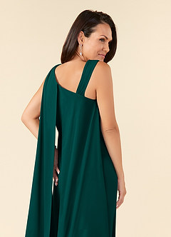 Azazie Franchesca vestidos de madre de la novia Vestido de Pino de Chifón elástico de Sirena con Plisado image7