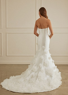 Christian Siriano Bridal for Azazie 2012 Wedding Dresses Organza Rossette Mikado Mermaid Gown image11