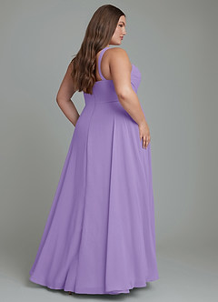 Azazie Shaude Bridesmaid Dresses Tahiti A-Line Pleated Chiffon Dress image7