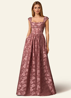 Briar Roses Millésime Robe de bal longue plissée image3