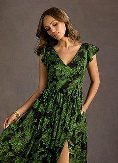 Margeaux Emerald Maxi Dress image2