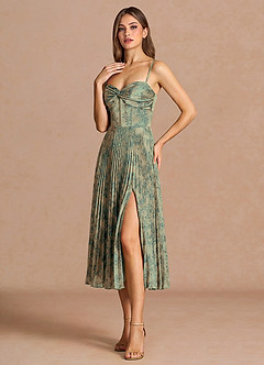 Vesper 플래티넘 틸 미디 드레스 image3