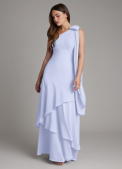 Azazie Monique Suknie dla druhen Linia A Jedno ramię Szyfon Do ziemi Sukienka image6