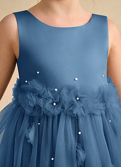 Azazie Lux Flower Girl Dresses Twilight A-Line Beaded Tulle Dress image7