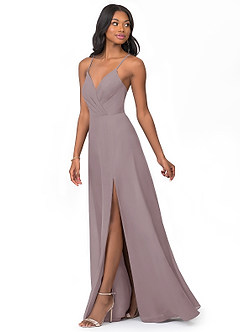 Azazie Everleigh Bridesmaid Dresses Dusk A-Line Sweetheart Pleated Chiffon Dress image6