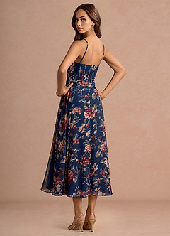 Aurra Bleumarin Multicolor Rochie midi image2