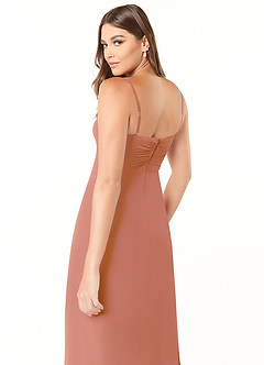 Azazie Justina Bridesmaid Dresses MAI TAI A-Line Sweetheart Neckline Chiffon Dress image6