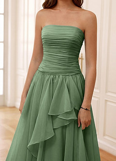 Ocavivien Sage Tulle Prom Dress image6