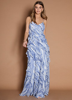 Maxi jurk Nilla Indigo image5