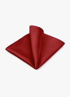 front Stretch Satin Pocket Square