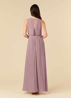 Azazie Marchioness Mère de la mariée Robes Robe Trapèze en Mousseline de soie Plébiscitée Rose Poussiéreuse image2