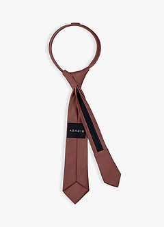 front Boy's Stretch Satin Pre-Tie