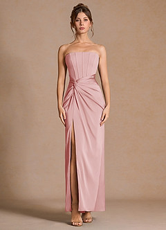 Vestido Rosa Empolvado Maxi Selene image4