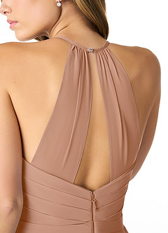 Azazie Dawn Champagne Rose Bridesmaid Dresses Azazie