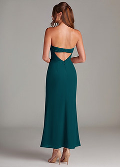 Azazie Leonis Bridesmaid Dresses Pine Mermaid Strapless Chiffon Convertible Dress image5