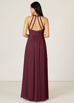 Azazie Athena Final Sale Empire Ruched Chiffon Floor-Length Dress image2