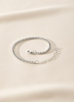 front Conjunto de pulseras de 6 piezas con múltiples cadenas