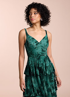 Cammy Teal Ruffle Maxi Dress image6