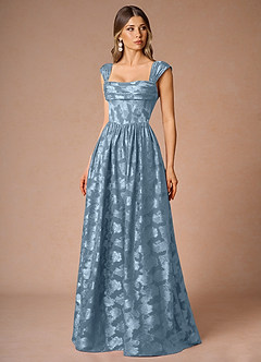 Maxi jurk Hazel Stoffig Blauw image7