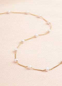 front Mini Pearl Back Body Chain