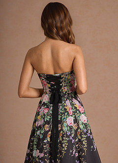 Kenzie Black Multi Midi Dress image6