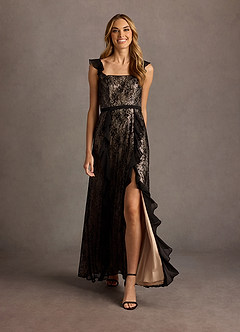 Tempest Black Ruffle Maxi Dress image4