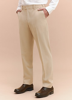 front William Tan Comfort Blend Dress Pants