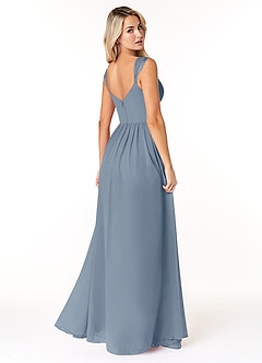 Azazie Cleobella Bridesmaid Dresses Twilight A-Line Sweetheart Lace Chiffon Dress image5