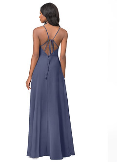 Azazie Everleigh Bridesmaid Dresses Stormy A-Line Sweetheart Pleated Chiffon Dress image3