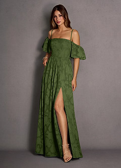 Vestido Oliva Largo Kallista image3