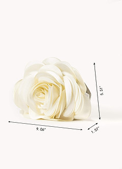 front 3D Rose Shoulder Bag