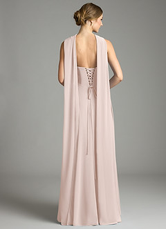 Azazie Ayla Abiti da Damigella Abito A-Line in Chiffon Scollo a Cuore Petalo Di Rosa image9