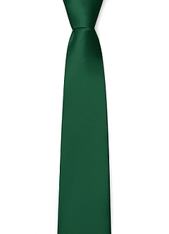 front Matte Satin Skinny Tie
