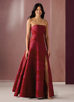Elayne Red Hot Pink Gown image8