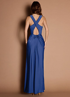 Evadne 로얄 블루 맥시 드레스 image4