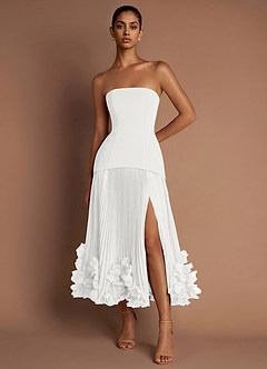 Robe Midi Blanc Marnie image3